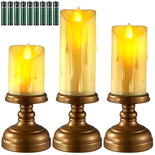 Flameless Candles Led Pillar Candle with Battery Operated Electric