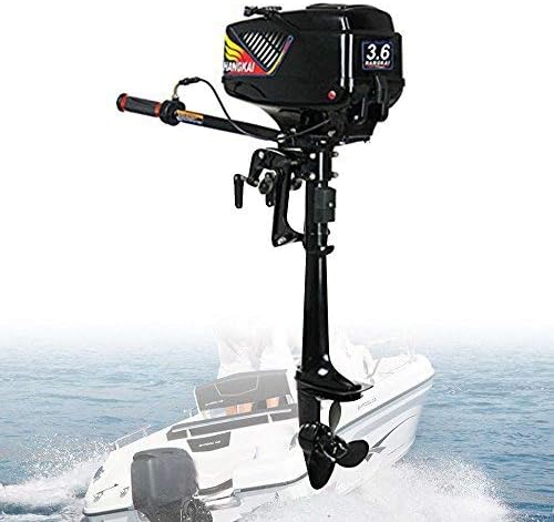 DiLiBee Outboard with 2-Stroke Petrol Engine Boat Engine 3.6 HP Outboard Engines