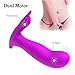 Crown Wearable Vibrator Remote Control G Spot Vibrator with Clitoral Stimulator,Treediride Butterfly Vibrator Rechargeable Vibrating Masturbation Dildo Massager Female Sex Toy for Flirting (Purple)thumb 3