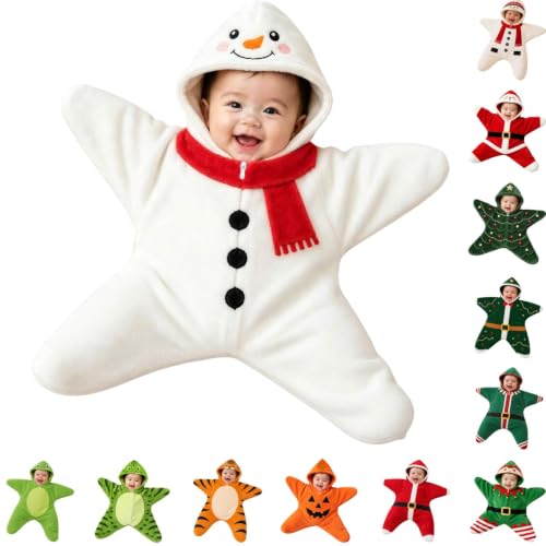 Baby Starfish Outfit Christmas Halloween Costume Hooded Zip Romper 3 Months at Amazon