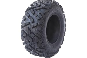 Ocelot RT350 25x10x12 UTV Tires All-Terrain Tire 6-Ply Bias Construction Non-Directional Aggressive Tread Pattern For Durability, Grip, and Traction Off-Roading, ATV Tires 25x10x12