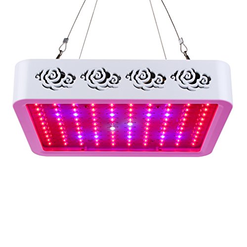Toplanet 300W Led Grow Light Full Spectrum with UV/IR for Hydroponic Indoor Greenhouse Garden Plants Growing Veg and Bloom