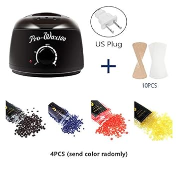 Waxing Kit Hair Removal Electric Wax Warmer Amazon Com