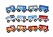 Wooden Trains 12 Set - Trains for Wooden Track - for 3 Year Old Boys and up Exciting Magnetic Toys for Boys & Girls | Compatible with All Train Set Tracks