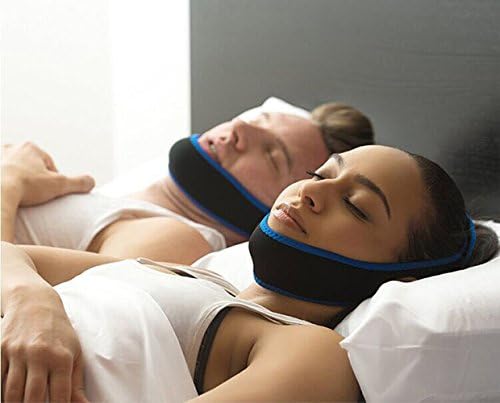 Snore reduction chin strap-Adjustable Sleep Snore Jaw Strap-Stop Snoring Sleep Aid - sleep aid jaw strap reduces snoring - Stop Snoring CPAP Chin Strap