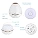 Housmile Essential Oil Diffuser, 300mL Ultrasonic Cool Mist Humidifier, Waterless Auto Shut-Off 7 Color LED Lights (White)