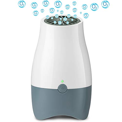 Ozone Generator O3 Air Purifier-Mini Home Kitchen Portable Air Cleaner to eliminate smoke smell, cigarette odor and general odor. Best air fresheners for home,pets,-Extend Food Life for Refrigerators