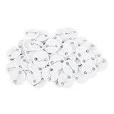 VEVOR Button Parts 2000PCS Pin Buttons 1Inch 25mm Top/Bottom Cover Clip Pin Button Parts for Badge Maker Machine (25MM 2000P Sets)