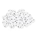 VEVOR Button Parts 2000PCS Pin Buttons 1Inch 25mm Top/Bottom Cover Clip Pin Button Parts for Badge Maker Machine (25MM 2000P Sets)