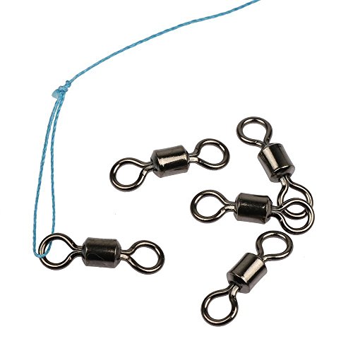 Shaddock 500stk Angeln Rig Stark Angelwirbel, Tönnchenwirbe Angelnzubehör Line zu Haken Spinnwirbel, Hechtwirbel Stecker… – Bild 6