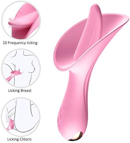 Tongue Simulator 10 Frequency Licking Massage Multi Speed Clitorial Sucking Toy for Women
