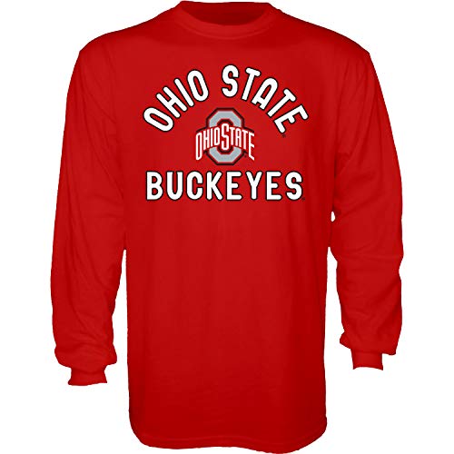 Blue 84 Men's Ohio State Buckeyes Long Sleeve T Shirt Line Up Team Color, Ohio…