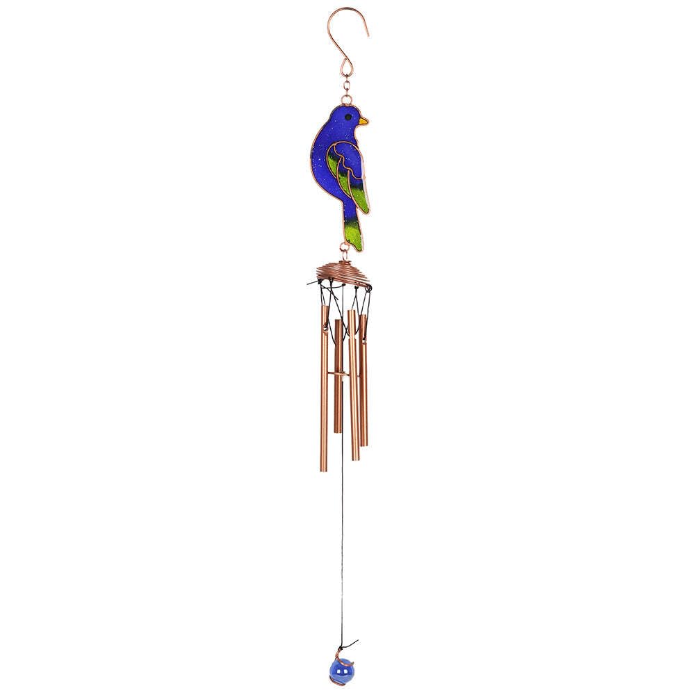 Windchime with Bell | Sitting Blue Bird | 1pc.