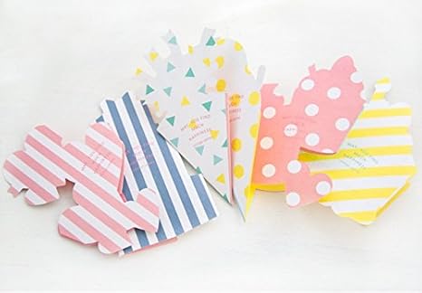 Amazon 在庫処分 Sasuga 誕生日カード メッセージカード 6枚組 パーティ ギフト アイスクリーム ケーキ クラッカー 6枚組セット グリーティングカード 文房具 オフィス用品