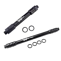 Qfauto 12/15mm to 9mm Quick Release Hub Conversion Skewer Thru Axle Hub Adapters Fit for Mountain Bike Bicycle