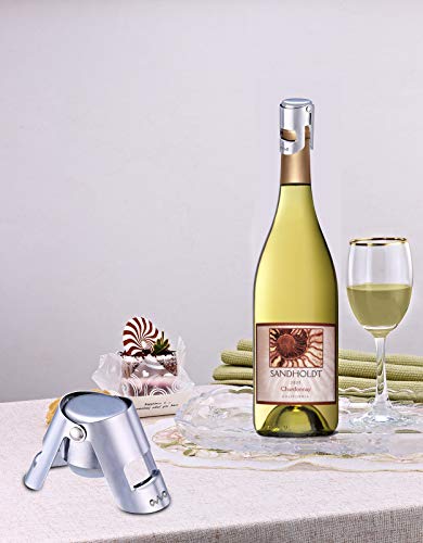 OWO Wine Stoppers, Prosecco Wine & Champagne Stoppers, Wine Saver, Bottle Sealer Keeps Wine Fresh, Keeps any Bottle of Bubbly as Fresh the Day it was Popped! by OWO - Thumbnail 7