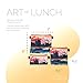 Designer Lunch Baggies by ART OF LUNCH for Men & Women, Boys & Girls, Fashionable, Reusable, Snack & Sandwich Bags w Zipper - Design by Kijiermono (Portugal) - Storms over Keiisino