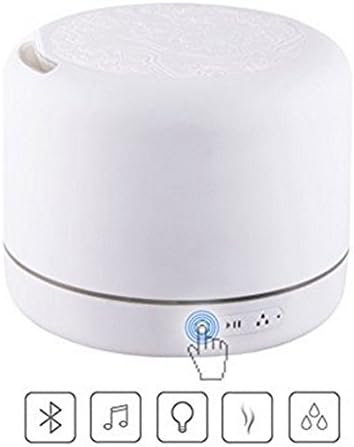 Homipooty 500ml Aromatherapy Essential Oil Diffuser with Bluetooth Speaker for Office Home Yoga Spa, 7 Color Changing Light,Touch Button