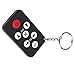 MOSTOP Remote Mini Black 7 Buttons Universal TV Remote Control and Keychain Newly Released New Mini Type Appearance Universal TV Remote Control Has Power-off Protection Function to Replace Batteries