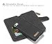 Hynice iPhone 8 Wallet case, iPhone 7 Leather Case, Detachable Magnetic Flip Purse with Kickstand Strap 14 Card Slot Holder Slim Protective Shell Cover for Apple iPhone8/iPhone7 4.7 (14Card-Black)