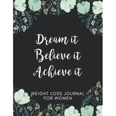 Weight Loss Journal For Women Dream it Believe it Kenya Ubuy