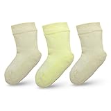 Brooklyn Bamboo Softest Bamboo Newborn Baby Socks Unisex 3 Pack Hypoallergenic
