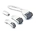 Microneedle Derma Roller - 5 in 1 Dermaroller Set for Face, Scalp & Body | 0.25 mm Needle Microdermabrasion Cosmetic Care | Beauty Tool to Repair Facial Skin, Acne, Blemishes, Wrinkles, Pores, Scars
