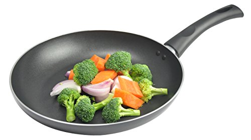 Kitchen Pro Nonstick Fry Pans, 8 and 10-Inch, 2-Piece Set, Black