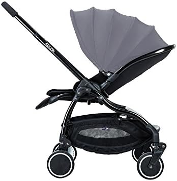 Homespon Lightweight Umbrella Stroller with Easy-to-Recline Seat and Extended Canopy,Grey