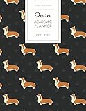 Popo Academic Planner 2019-2020: Monthly Weekly Daily - Dated With Todo Notes - Pembroke Welsh Corgi by Popo Planner