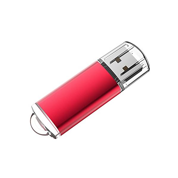 JUANW 5 Stück 16 GB USB 2.0 Flash Drive Memory Stick Speicher Thumb Stick Pen (fünf verschiedene Farben: Blau, Lila… – Bild 3