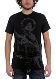 Men's Jimi Hendrix Shadow Big Print Subway T-shirt