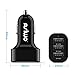Asiwo 3-Port USB Car Charger,Car Phone Smart Charger Compatible iPhone X/8/8Plus 7 6S 6 Plus, Samsung Galaxy S9 S8 S7 S6 Edge, Note 8 5 4, Nexus 6P, iPad, Mp3&More