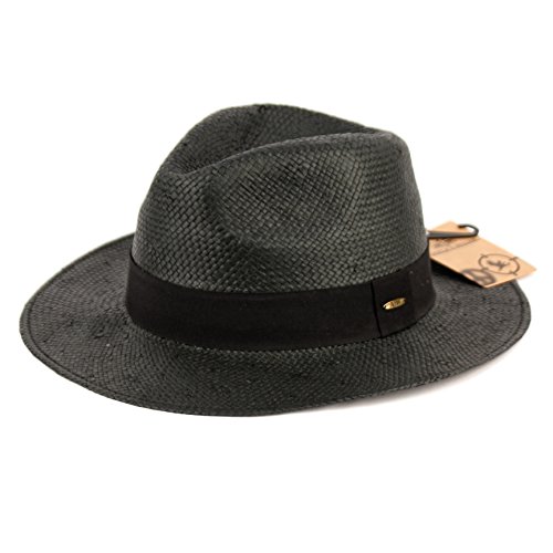 Epoch Unisex Fedora Stylish Hat (Small/Medium, Black)