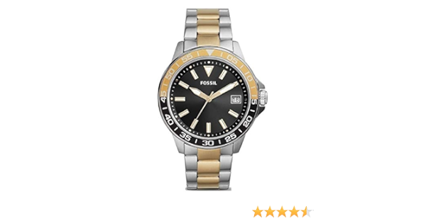 Fossil Bannon BQ2507 Montre à trois aiguilles en acier inoxydable Doré :  Amazon.ca: Mode