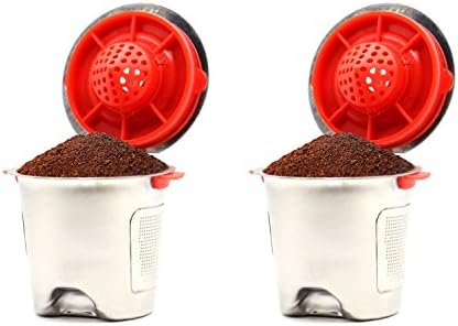 2 Pcs Stainless Steel Coffee Filters Reusable, For New Keurig 2.0, K200, K300, K400, K500,K560 Series of Machines (2PCS)