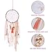 OFNMY 3pcs Boho Dream Catchers Macrame Handmade Gold Pink White Dreamcatcher for Wall Hanging Decoration, Wedding Party Favor, Baby shower, Girls Nursery Room Decor