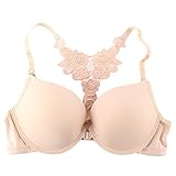 Edal Women Multi Color Smooth Bras Front Closure Lace Racerback Push Up Bra