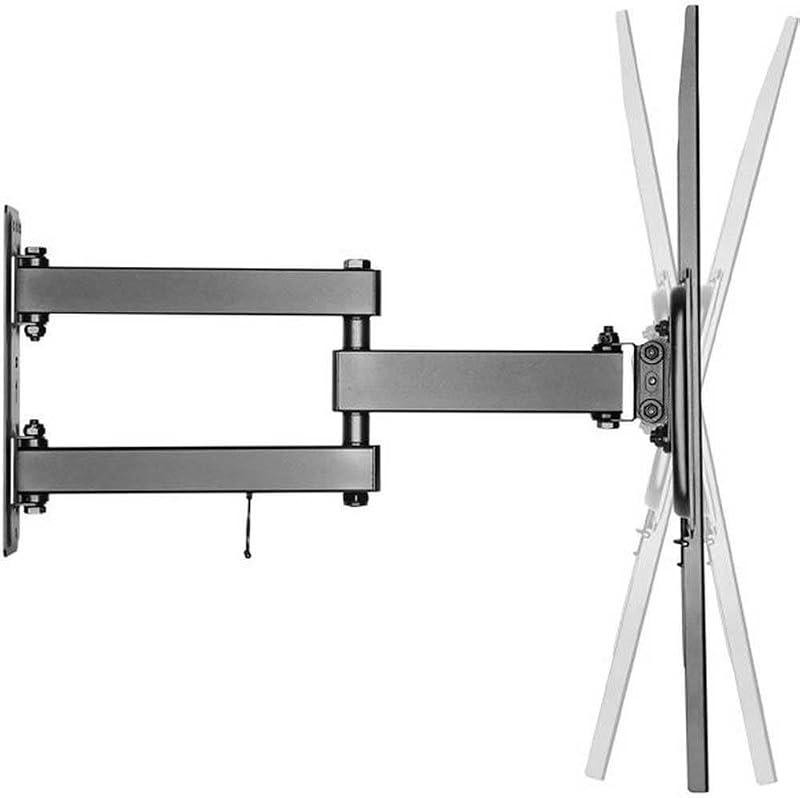650342 Wandhalterung/artikulierende TV-Wandmontagehalterung/177,8 cm/ 37 bis 70 Zoll/4Gelenke neigbar/schwarz