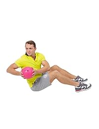 Gymnic heavymed 1 Balón Medicinal, Rojo (12 cm, 1 kg 2,2 libras)