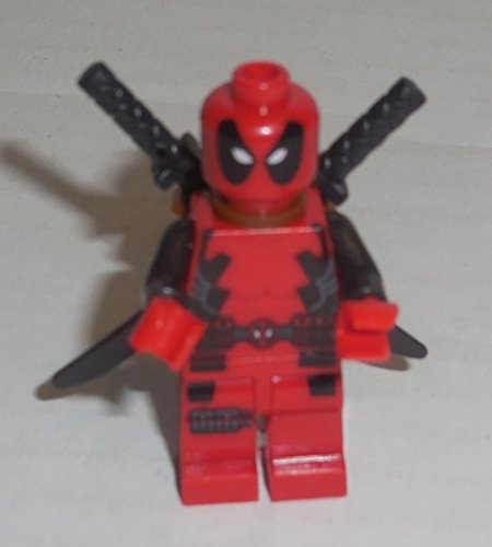 Lego marvel super heroes deadpool minifigure
