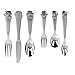 Oneida Wildlife Buddies 6pc Child Flatware Progress Set,Silver