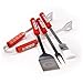 BSI PRODUCTS, INC. NCAA Georgia Bulldogs 4 Pc BBQ Set, Team Colors, one Size,61007