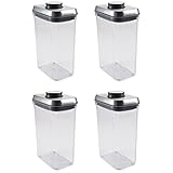 OXO SteeL POP 2.5-Quart Rectangle Container (Set of 4)