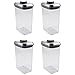 OXO SteeL POP 2.5-Quart Rectangle Container (Set of 4)
