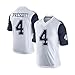 Dak Men Prescott Dallas #4 Cowboys Jersey Men Personal Name Number Color Rush White