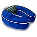 World's Best Cushion-Soft Memory Foam Neck Pillow, Cobalt
