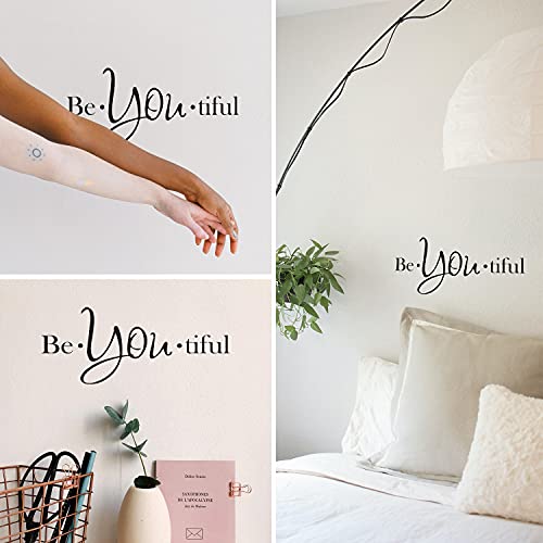 Vinyl Bedroom Wall Decor Sticker Positive Quotes Wall Decor Be You