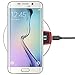 Raynic Orchid II Qi wireless charger for Samsung S6/S6 Edge, Note 5,Nexus 4/5/6/7, Nokia Lumia 920, LG All Qi-Enabled Devices Unique Silicone Painting Anti-slip Phone Charge Pad Output 1.5A (black)