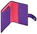 SimpacX Leather Passport Holder Wallet Cover Case Travel Wallet RFID Blocking 12 Contract Colors (Purple)
